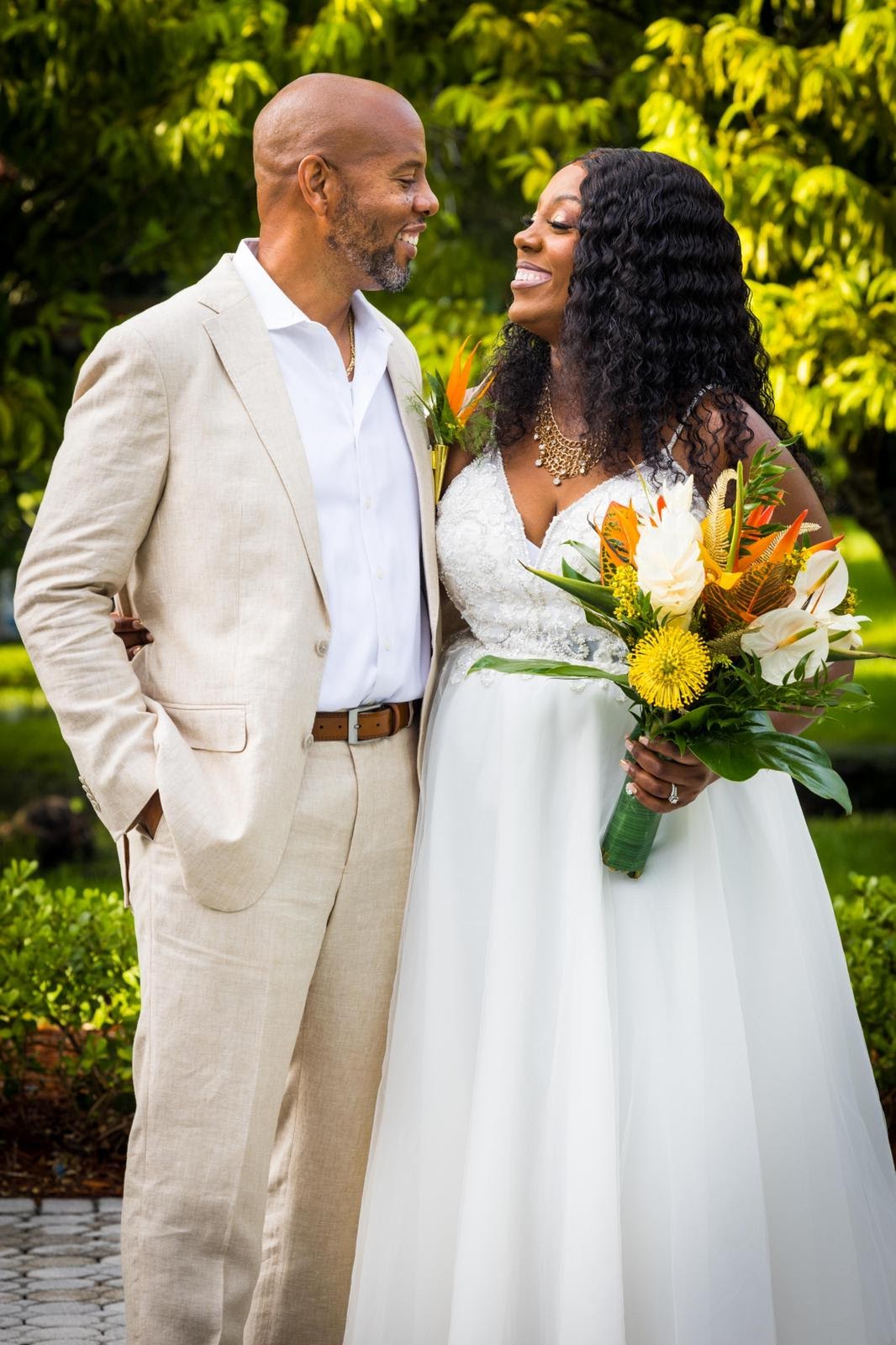 Tropical bridal bouquet Tropical bridal bouquet